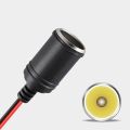 12V 24V 15A Heavy Duty Car Lighter Socket Male Female Extension Cord Supply Cable with Fused 3.7M. 