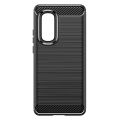 Leweisi Carbon Fiber Bumper Phone Case For Motorola Edge 2022 Back Cover Coque Shockproof Protective. 