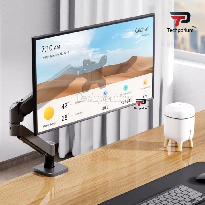 Adjustable%20Xtrike%20Me%20HT-20%20LED%20LCD%20Single%20Monitor%20Arm%20Stand%20Desk%20Mount%20with%20Tilt%20Swivel%20&%20Rotation%20Durable%20Metal%20Perfect%20for%20Gaming%20Office%20Home%20Studio%20Workstation%20-%20Image%209