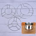【FUN LIVE】 1PC Stainless Steel Steamer Food Kitchen Cookware Steamer Rack Insert Stock Cooking Steaming Stand Kitchen Heating Supplies. 