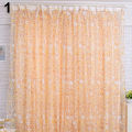 【wenfangdianpu】(NEW)Home Window By Room Decoration Pastoral Sunflower Divider Sheer Voile Curtain. 