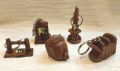 Handcrafted Pakistani Cultural Key Chains........Set of 5......Special Introductory Price !!!!!!!!!. 
