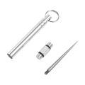 Travel Durable Portable with Holder Outdoor EDC Tool Toothpick Metal Toothpick Fruit Fork. 