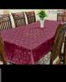 8 Seater PVC ( 88 x 60 ) Multicolor Dining Table Cover | Plastic Protector Sheet. 