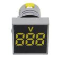 Square Digital AC 60-500V Voltmeter Voltage Meter LED Indicator Lamp Light, Volt Meter, Digital Volt Meter, Volt Meter Light, Digital Volt Meter Light, Square Digital Volt Meter Light. 