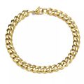 Black/Silver/Golden Cuban Link Chain Wrist / Hand Bracelet for Men / Boys - Mens Jewellery. 