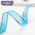 Green forest Decorative Ribbon Bronzing Gifts Bouquet Wrapping Gauze Ribbon. 