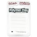 Mont Marte Make N Bake Polymer Clay 60g - Titanium White. 