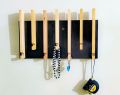Solid wood modern Entryway Mail Key Organizer Modern Key holder for wall Entryway Organizer for Home Decor Black key holder. 