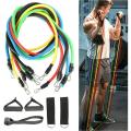 11(PCS) Power Exercise Resistance Band Set 5 in 1 Fitness Band Equipment for Men and Women. 