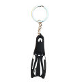 Swim Fin Keychain Keyring for Car Key Ring Handbag Tote Bag Wallet Pendant - Choice of Color. 