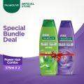 Palmolive - Power Hair Combo -  Healthy & Smooth + Silky Straight Shampoo 375ml x 2. 