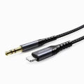 joyroom sya02 Stereo aux cable adapter 3.5mm to lightning converter original headphone splitter fast connectivity compatible with iphone car laptop and pc. 