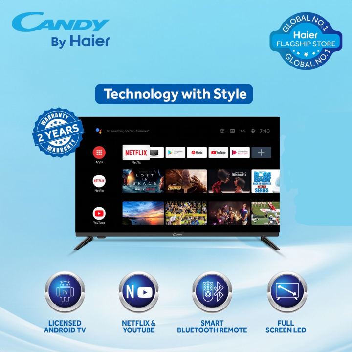 Candy by Haier 32 Android Smart LED TV2 Years Brand Warranty Daraz.pk