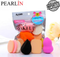 Pearlin Pack of 6 Makeup sponge - Foundation Sponge Blender Blending Facial Makeup Sponge Cosmetic Powder Puff- Random color and design. 