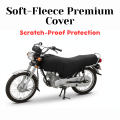 Premium Soft Fleece Bike Cover - Special Top Protection for Honda 70, 125, Dream & Pridor - Dustproof & Scratch-Resistant Indoor Cover – Lightweight, Washable & Durable. 