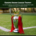 Europe Award League Trophy Resin Football Trophy Cup Anti Slip Bottom Highly Simulated for Home. 