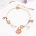 【Hengli jewelry story】Galaxy Armband Sterrenhemel Gold Crystal Charm Armband Planeet Sailor Moon Star Armband Sieraden Cadeau Voor Vrouwen Meisje. 