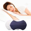 Cushion Lab Extra Dense Orthopedic Knee Pillow for Back Pain Relief, Leg Pain, Hip, Sciatica & Joint Pain - Memory Foam Wedge Pillow Contour. 