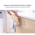Kitchen Cabinet Wall Hanging Rack Chopping Board Wrought Iron Towel Rack Storage Storage Cutting Board Rack Appliances. 