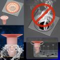 Silicone Floor Drain Cover Sewer Anti-odor Insect-proof Plug Sink Anti-blocking Filter Bath Hair Catcher Durable Cuttable For Home Hotel Kitchen Bathroom. 