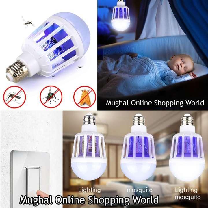 ZappLight 2-in-1 LED 60W Light Bulb & Mosquito Zapper - Fits Standard Fixture