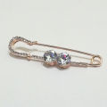 1Pc Hijab Scarf Pin with Rhinestone - Hijab Accessories - Safety Pin- 3 inches in Length Approx - 7elevenLahore. 