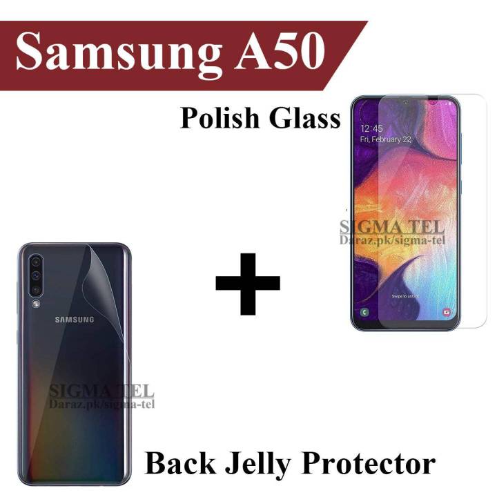 Samsung A50 Tempered Glass Screen Protector Premium Quality Polish