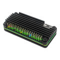 Raspberry Pi Zero 2 W Case Aluminum Alloy Shell + Pin Header Passive Cooling Black Enclouse for Raspberry Pi Zero 2W. 