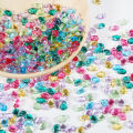 50pcs Mixed Color Smooth Glass Water Drop Beads Crystal Austria Beads for DIY Bracelet Earring Jewelry Making. 