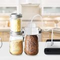 2pcs Universal Vacuum Jar Sealer Vacuum Jar Sealer Silicone Sealer Food Sealing Packaging Tools Jars Canning Storage Lid. 