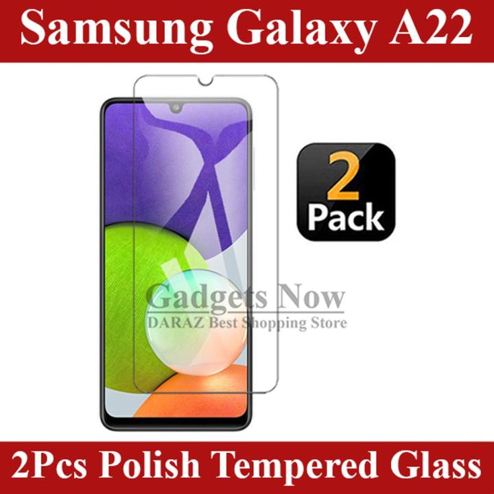 A22 Screen Tempered Guard For Samsung A22 - 2Pack
