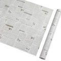 DIY Stickers 10m*45cm Old Newspaper Self Adhesive Wallpaper for Countertops Cabinets Wall Decorative Furniture PVC Contact Paper. 
