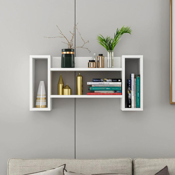 Floating Wall-Mounted Storage Shelves Nursery Bookshelves Kids