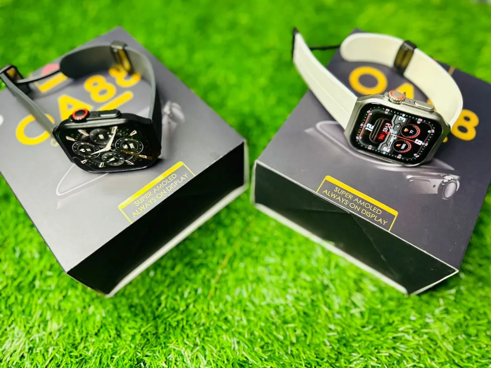 New OA88 Ultra Smartwatch Amoled Display Bluetooth Calling