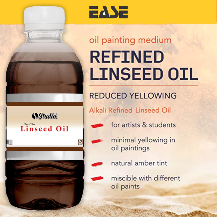 EASE%20Artist%20Purified%20Linseed%20Oil%20for%20Oil%20Color,%20100ml%20-%20Image%202