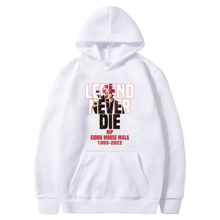 Sidhu Moose Wala  Rapper Hoodies Crewneck Anime Manga Clothes High Quality Funny Clothing for Men/woman Homme Tops
