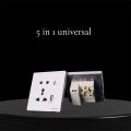 Multi Light Plug Socket With 2 USB Socket Outlet 2.1A 5V Electrical Wall Mounted Power Sockets | USB Port For Mobile Charging and USB Light Bulb. 