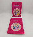 MINNIE MOUSE THEME FABRIC BAGS PACK OF 10 GOODY BAGS. 