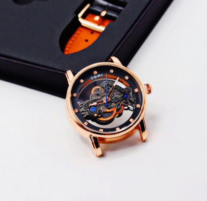 TOMI T102 Face Gear Dual Strap Luxury Watch For Men Wrist Watch