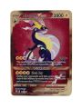 English Pokemon Metal Cards 10000HP Arceus Necrozma Vmax Vstar Game Collection Cards Cards Kids Gift. 