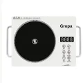 Gropa Electric Stove / Portable Infrared Cooker 2200 Watts Universal hot plate Ceramic Cooking, Electric Hot Plate Full touch Panel, Adjustable Heating Auto shut off and Overheat Protection Led Display All Utensils Induction Cooktop Easy to clean Healthy|. 