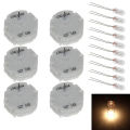 GM Stepper Motor Repair Kit - X27 168 - (6 Motor Kit + 10pcs Bulbs) Fits All 03-06 Chevy ados, Tahoes, Yukons, Suburbans. 