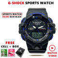 Men’s Military Mud Resist Dual Time Multifunctional Display Waterproof Sports Watch. 