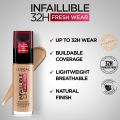 L'Oreal Paris - LOreal Infallible 32H Fresh Wear Breathable Liquid Foundation 200 Golden Sand. 