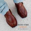Norozi Chappal Premium Leather Hand Made peshawari shoes. 