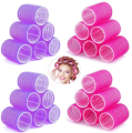 6pcs pack cling hair roller | plastic curlers | plastic hair roller | hairdressing curlers | hair design | hair beauty | hair curling | hair style | hair accessories. 