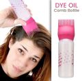 Silicon Hair Oiling Comb Bottle Oil Comb Hair Tools Hair Dye Applicator. 