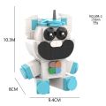 New Smiling Critters Figure Building Blocks Toys Smiling Cat Rabbit Dog Bear Blocks Cartoon Periphery Toys Kids Xmas Gifts. 