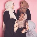 Muslim Crinkle Hijab Scarf Crimps. 